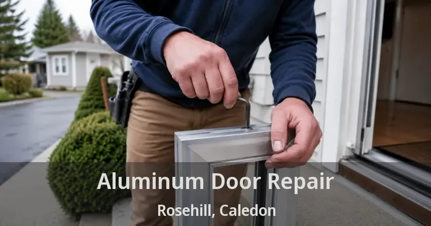 Aluminum Door Repair Rosehill, Caledon - ON