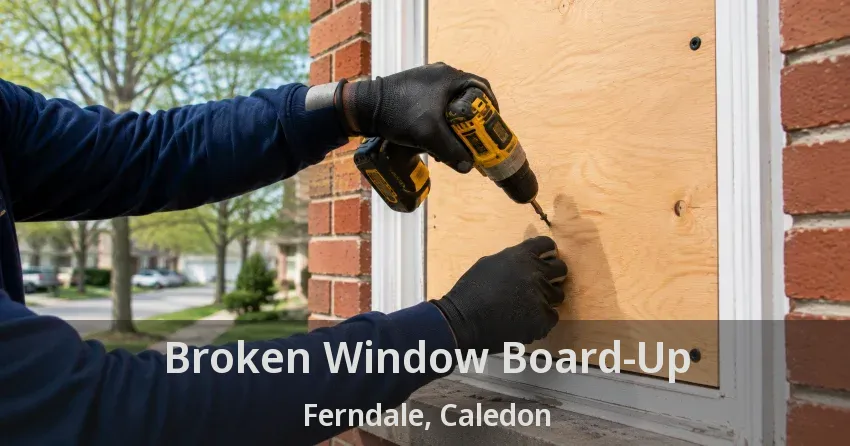 Broken Window Board-Up Ferndale, Caledon - ON
