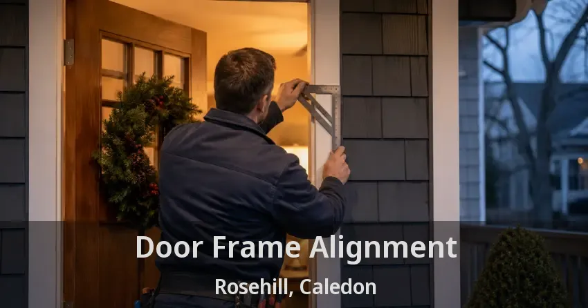 Door Frame Alignment Rosehill, Caledon - ON