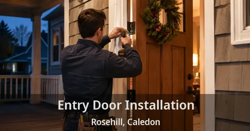 Entry Door Installation Rosehill, Caledon - ON