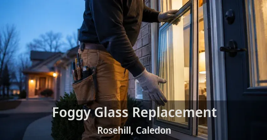 Foggy Glass Replacement Rosehill, Caledon - ON