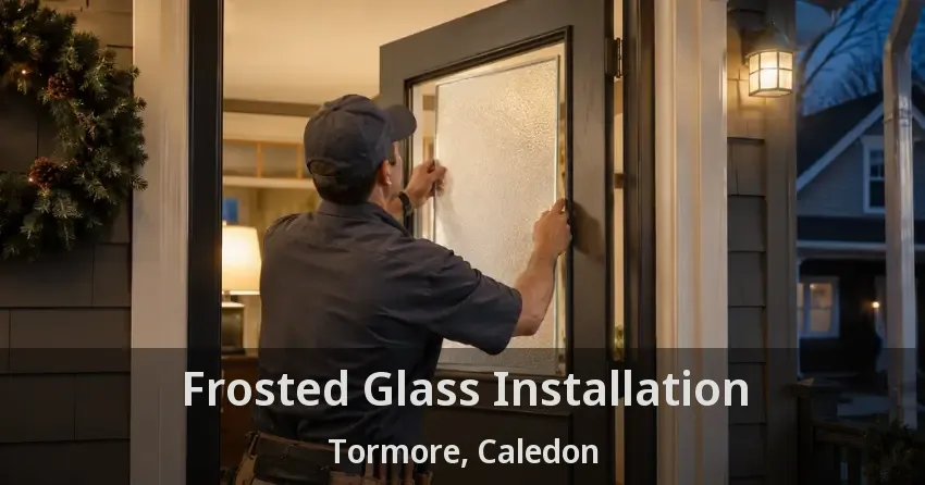 Frosted Glass Installation Tormore, Caledon - ON