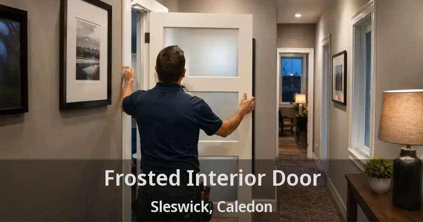 Frosted Interior Door Sleswick, Caledon - ON