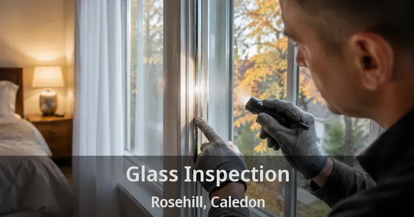 Glass Inspection Rosehill, Caledon - ON