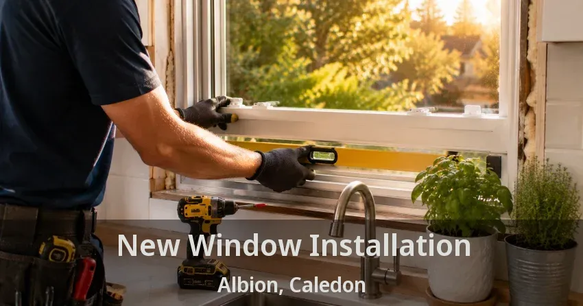 New Window Installation Albion, Caledon - ON
