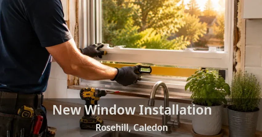 New Window Installation Rosehill, Caledon - ON