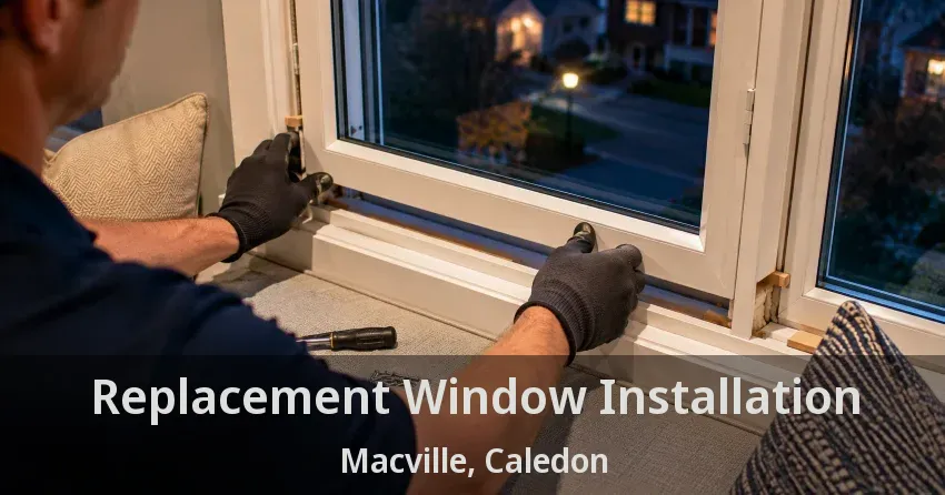 Replacement Window Installation Macville, Caledon - ON