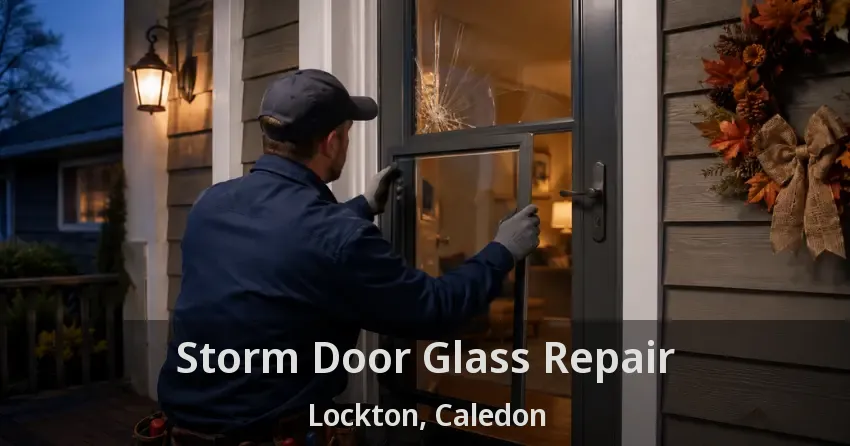 Storm Door Glass Repair Lockton, Caledon - ON