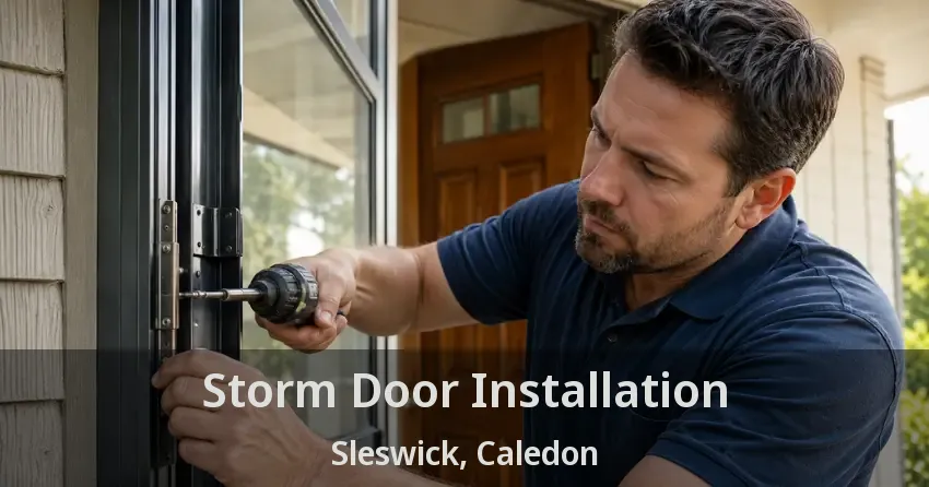 Storm Door Installation Sleswick, Caledon - ON