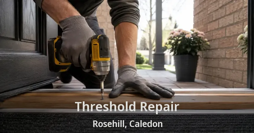 Threshold Repair Rosehill, Caledon - ON