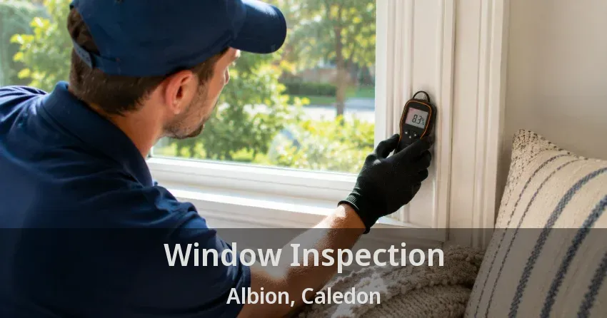 Window Inspection Albion, Caledon - ON