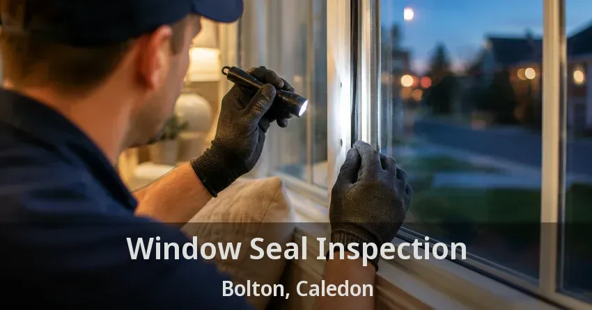 Window Seal Inspection Bolton, Caledon - ON