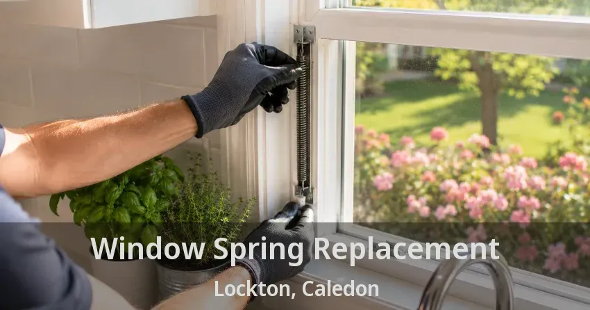 Window Spring Replacement Lockton, Caledon - ON